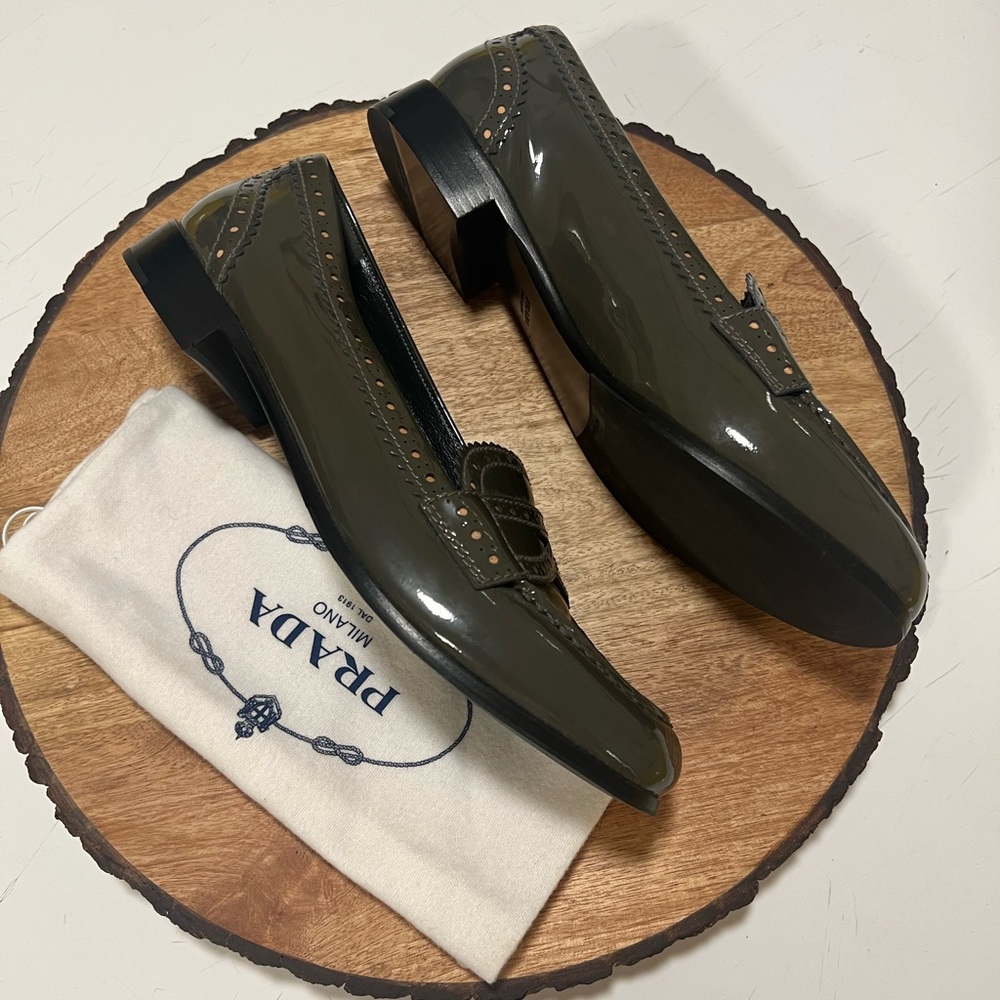 Prada Patent Leather Loafers - Picture 4 of 6